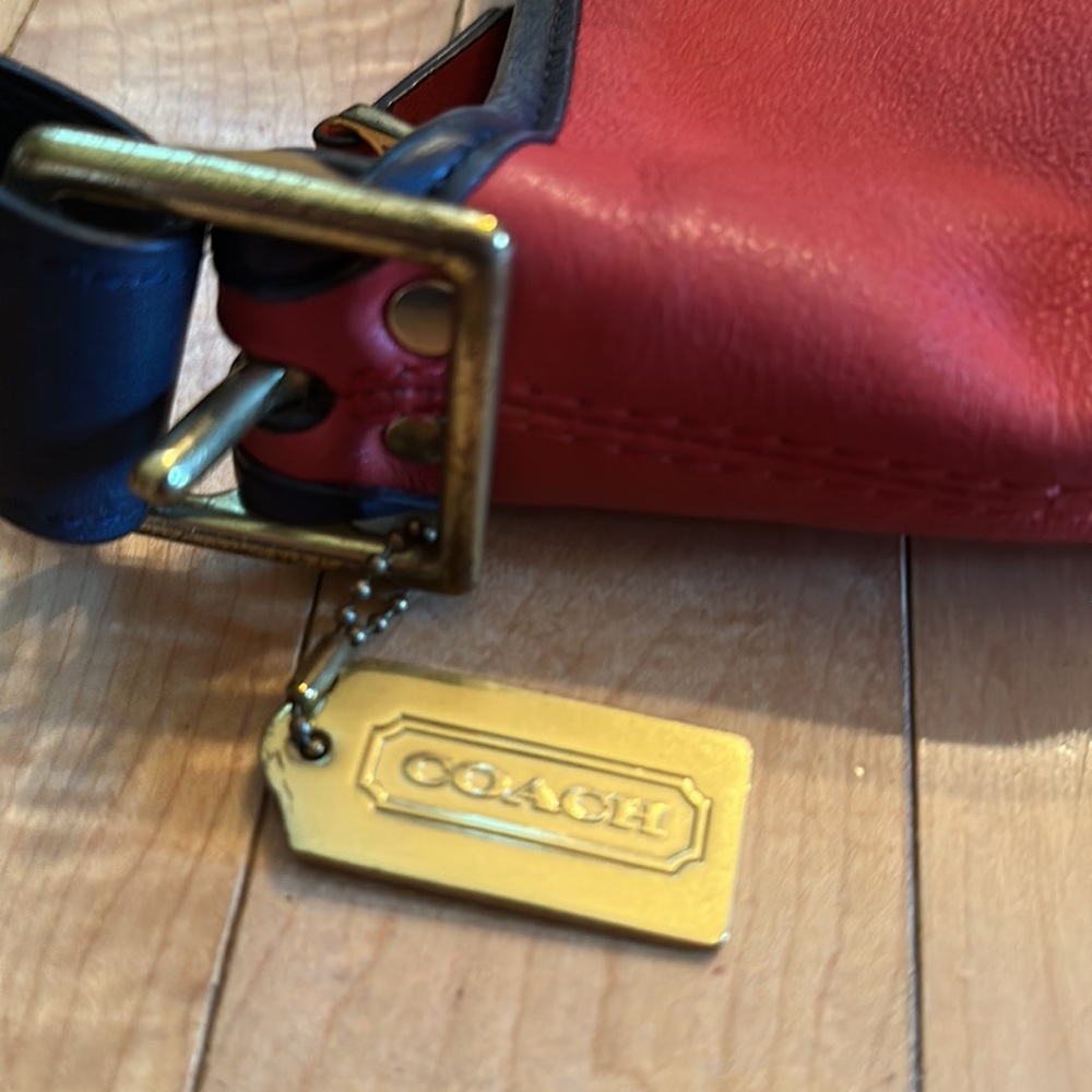 Coach Rugby Legacy Leather Colour Block Bag - Picture 8 of 16